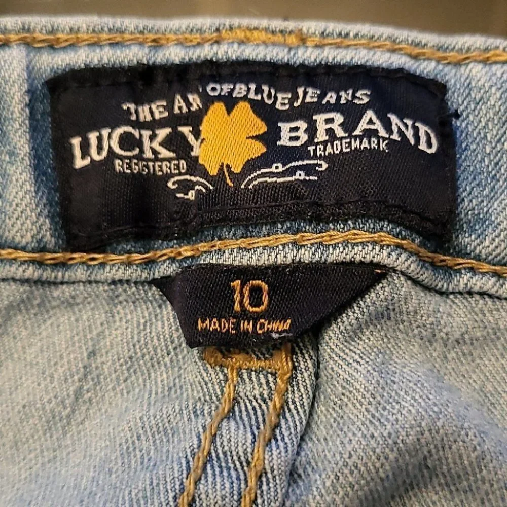 Lucky Brand Zoe Jegging Ripped Jeans size 10